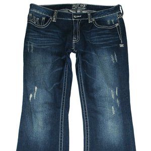 MISS ME Buckle Boot mid rise bootcut 34x35